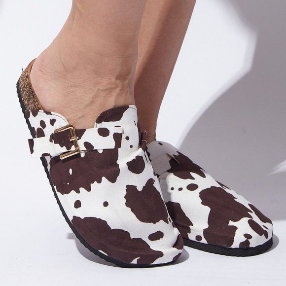 TAN COW BIRKEN BOTTOM FLAT SOFT FOOTED - Picture 7 of 8